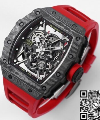 RM35-02 Fake Watch Richard Mille Red Strap BBR Factory