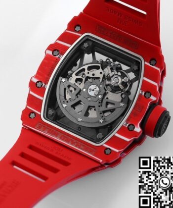 RM35-02 Fake Watch Richard Mille Red Strap BBR Factory