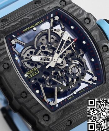 RM35-02 Watch Replica Richard Mille Blue Strap BBR Factory