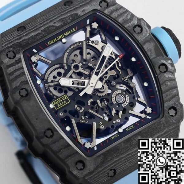 RM35-02 Watch Replica Richard Mille Blue Strap BBR Factory