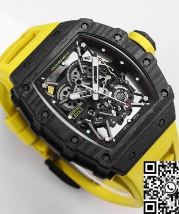 RM35-02 Watch Copy Richard Mille Yellow Strap BBR Factory