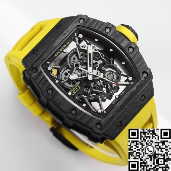 RM35-02 Watch Copy Richard Mille Yellow Strap BBR Factory