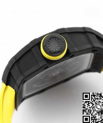 RM35-02 Watch Copy Richard Mille Yellow Strap BBR Factory