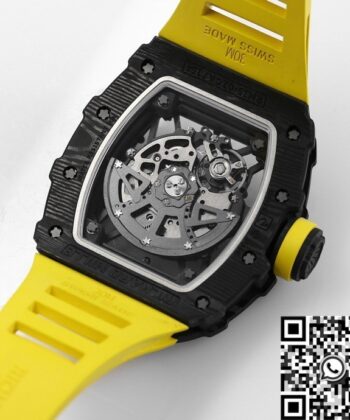 RM35-02 Watch Copy Richard Mille Yellow Strap BBR Factory