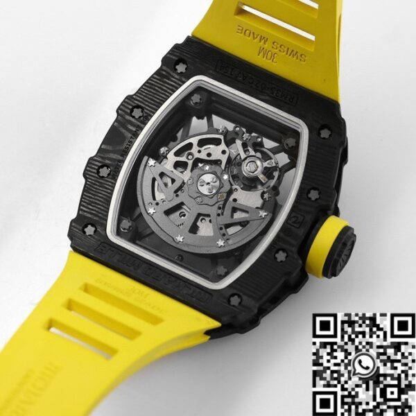 RM35-02 Watch Copy Richard Mille Yellow Strap BBR Factory