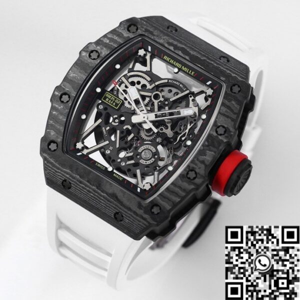 Richard Mille RM35-02 Copy White Strap Watch BBR Factory