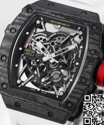 Richard Mille RM35-02 Copy White Strap Watch BBR Factory