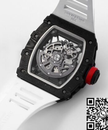 Richard Mille RM35-02 Copy White Strap Watch BBR Factory