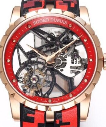 Roger Dubuis Excalibur RDDBEX0393 Red Camouflage Strap