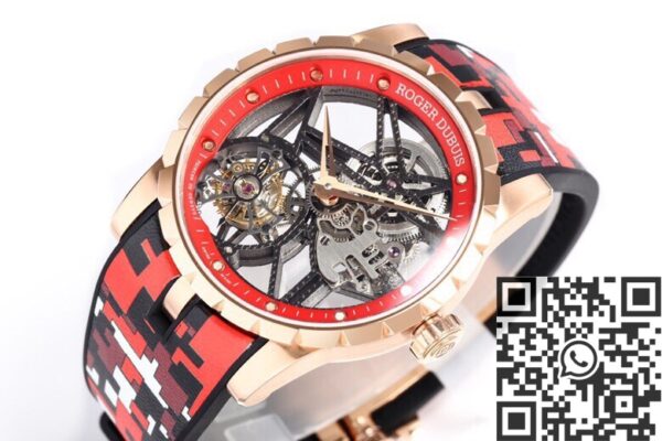 Roger Dubuis Excalibur RDDBEX0393 Red Camouflage Strap