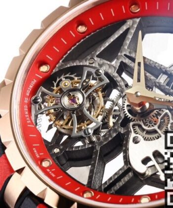 Roger Dubuis Excalibur RDDBEX0393 Red Camouflage Strap