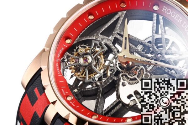 Roger Dubuis Excalibur RDDBEX0393 Red Camouflage Strap