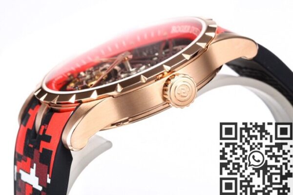 Roger Dubuis Excalibur RDDBEX0393 Red Camouflage Strap