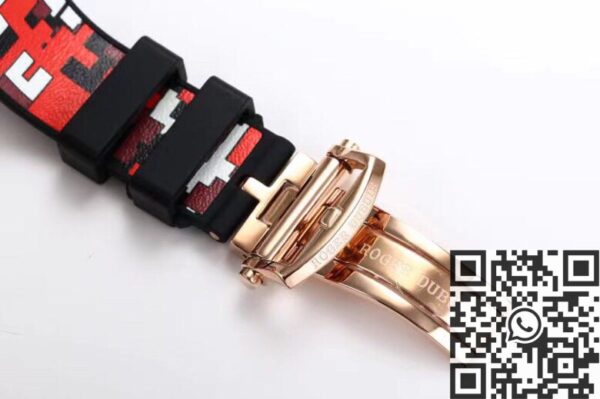 Roger Dubuis Excalibur RDDBEX0393 Red Camouflage Strap