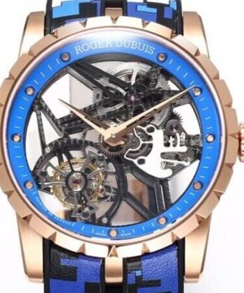 Roger Dubuis Excalibur Watch RDDBEX0393 Blue Watchband