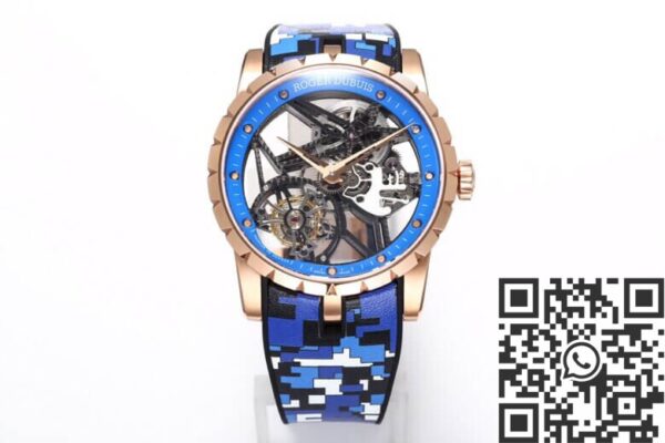 Roger Dubuis Excalibur Watch RDDBEX0393 Blue Watchband
