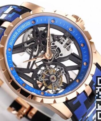 Roger Dubuis Excalibur Watch RDDBEX0393 Blue Watchband