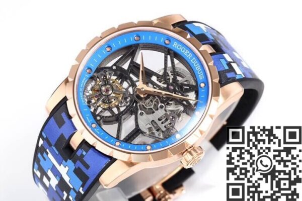 Roger Dubuis Excalibur Watch RDDBEX0393 Blue Watchband