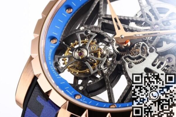 Roger Dubuis Excalibur Watch RDDBEX0393 Blue Watchband