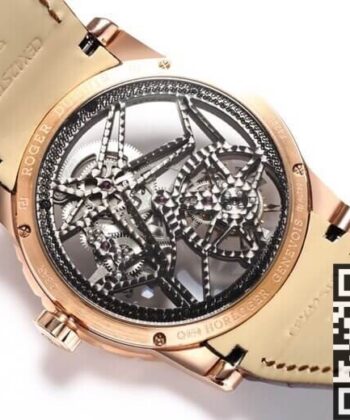 Roger Dubuis Excalibur Replica RDDBEX0393 Rose Gold Case