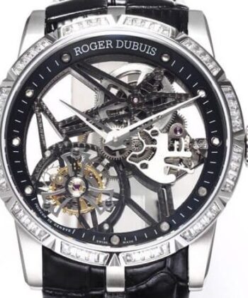 Fake Roger Dubuis Excalibur RDDBEX0393 Diamond Case Watch