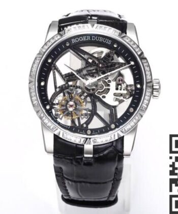Fake Roger Dubuis Excalibur RDDBEX0393 Diamond Case Watch
