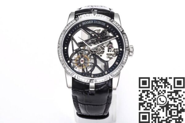 Fake Roger Dubuis Excalibur RDDBEX0393 Diamond Case Watch