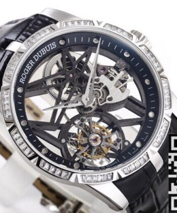 Fake Roger Dubuis Excalibur RDDBEX0393 Diamond Case Watch