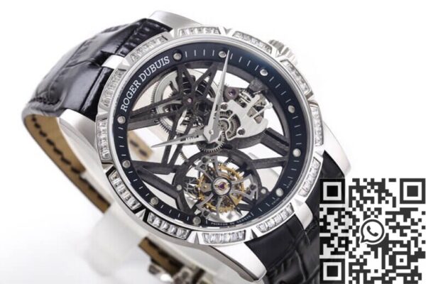 Fake Roger Dubuis Excalibur RDDBEX0393 Diamond Case Watch