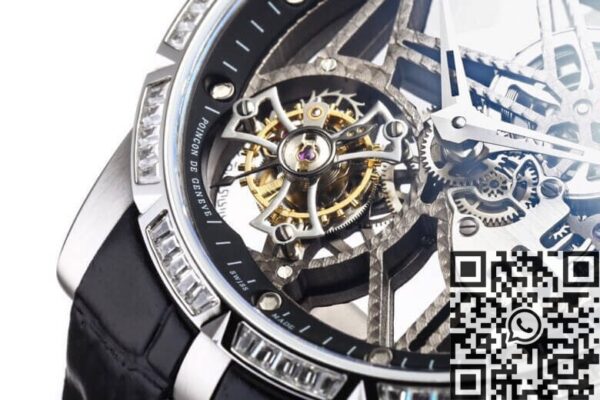 Fake Roger Dubuis Excalibur RDDBEX0393 Diamond Case Watch