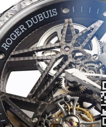 Fake Roger Dubuis Excalibur RDDBEX0393 Diamond Case Watch