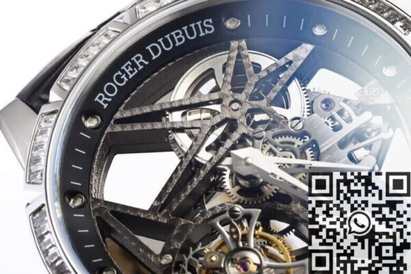 Fake Roger Dubuis Excalibur RDDBEX0393 Diamond Case Watch