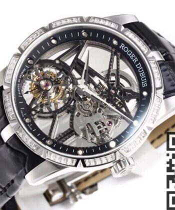 Fake Roger Dubuis Excalibur RDDBEX0393 Diamond Case Watch