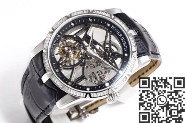 Fake Roger Dubuis Excalibur RDDBEX0393 Diamond Case Watch