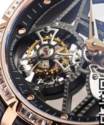 Excalibur Watch Roger Dubuis RDDBEX0393 Rose Gold Diamond
