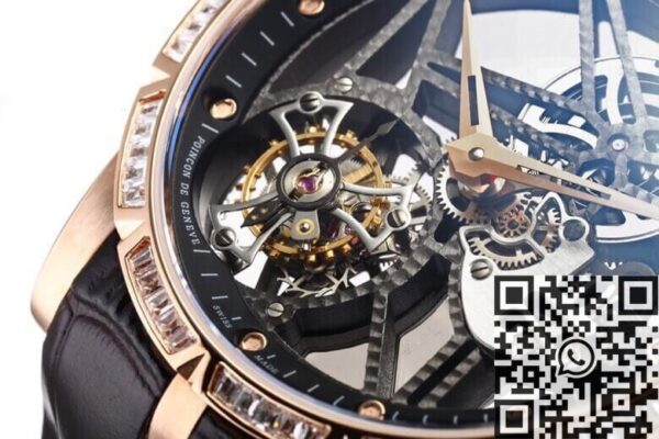 Excalibur Watch Roger Dubuis RDDBEX0393 Rose Gold Diamond