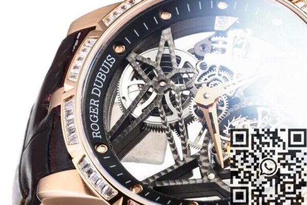 Excalibur Watch Roger Dubuis RDDBEX0393 Rose Gold Diamond