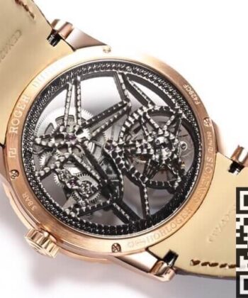 Excalibur Watch Roger Dubuis RDDBEX0393 Rose Gold Diamond