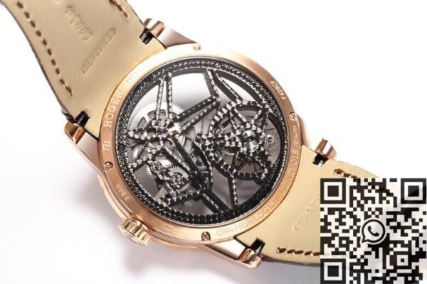 Excalibur Watch Roger Dubuis RDDBEX0393 Rose Gold Diamond