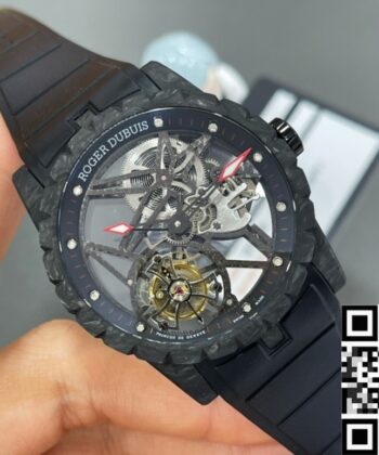Roger Dubuis DBEX0577 Excalibur Black Strap BBR Factory