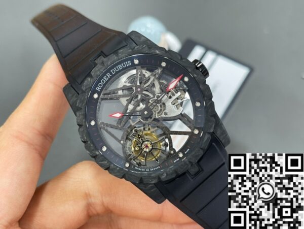 Roger Dubuis DBEX0577 Excalibur Black Strap BBR Factory