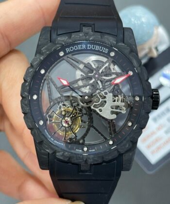 Roger Dubuis DBEX0577 Excalibur Black Strap BBR Factory