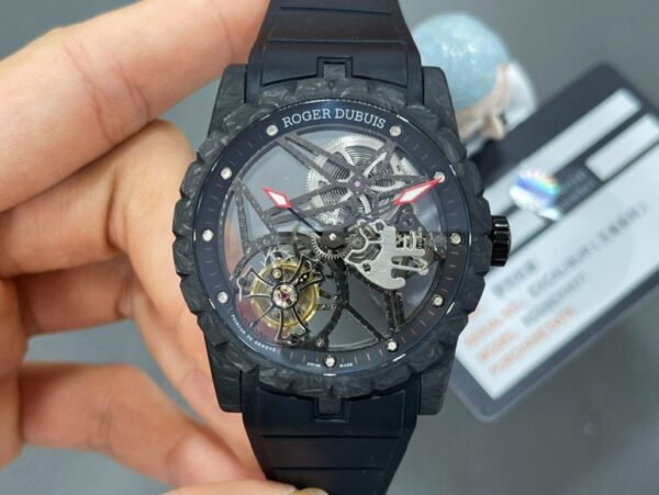 Roger Dubuis DBEX0577 Excalibur Black Strap BBR Factory