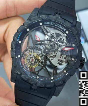 Roger Dubuis DBEX0577 Excalibur Black Strap BBR Factory