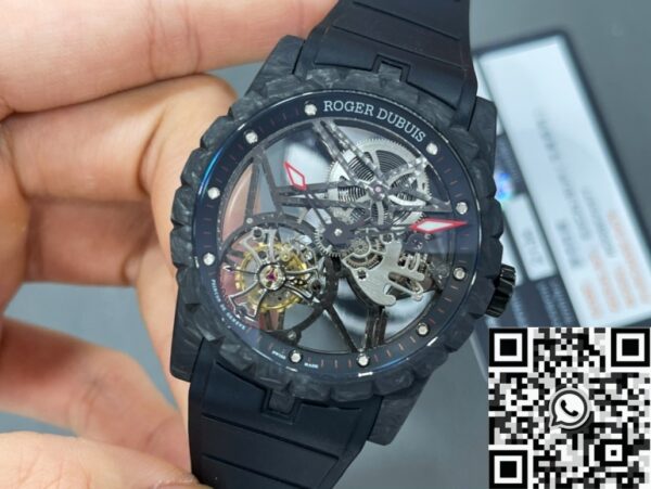 Roger Dubuis DBEX0577 Excalibur Black Strap BBR Factory