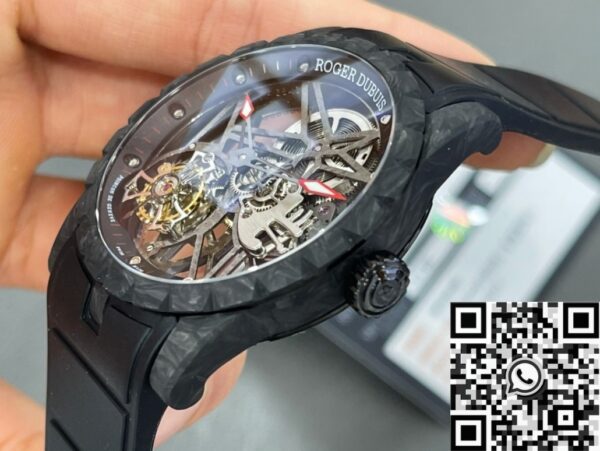 Roger Dubuis DBEX0577 Excalibur Black Strap BBR Factory