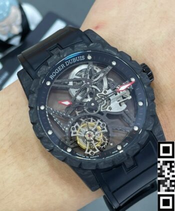 Roger Dubuis DBEX0577 Excalibur Black Strap BBR Factory