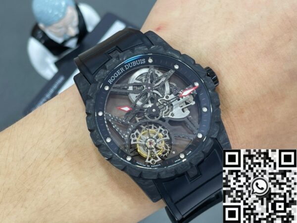 Roger Dubuis DBEX0577 Excalibur Black Strap BBR Factory