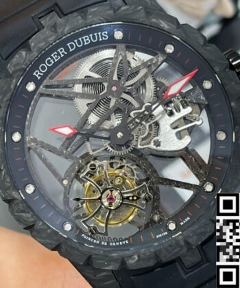 Roger Dubuis DBEX0577 Excalibur Black Strap BBR Factory