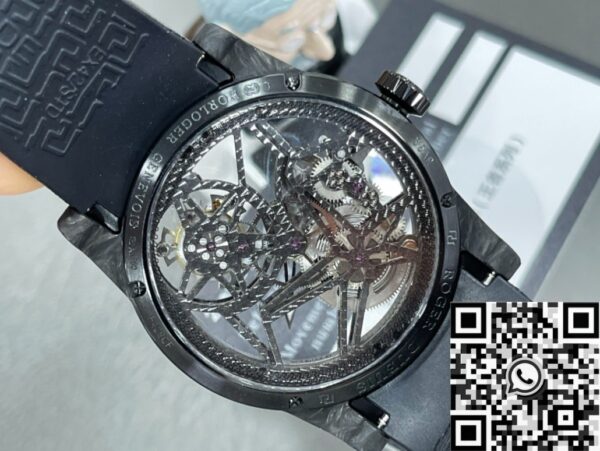 Roger Dubuis DBEX0577 Excalibur Black Strap BBR Factory